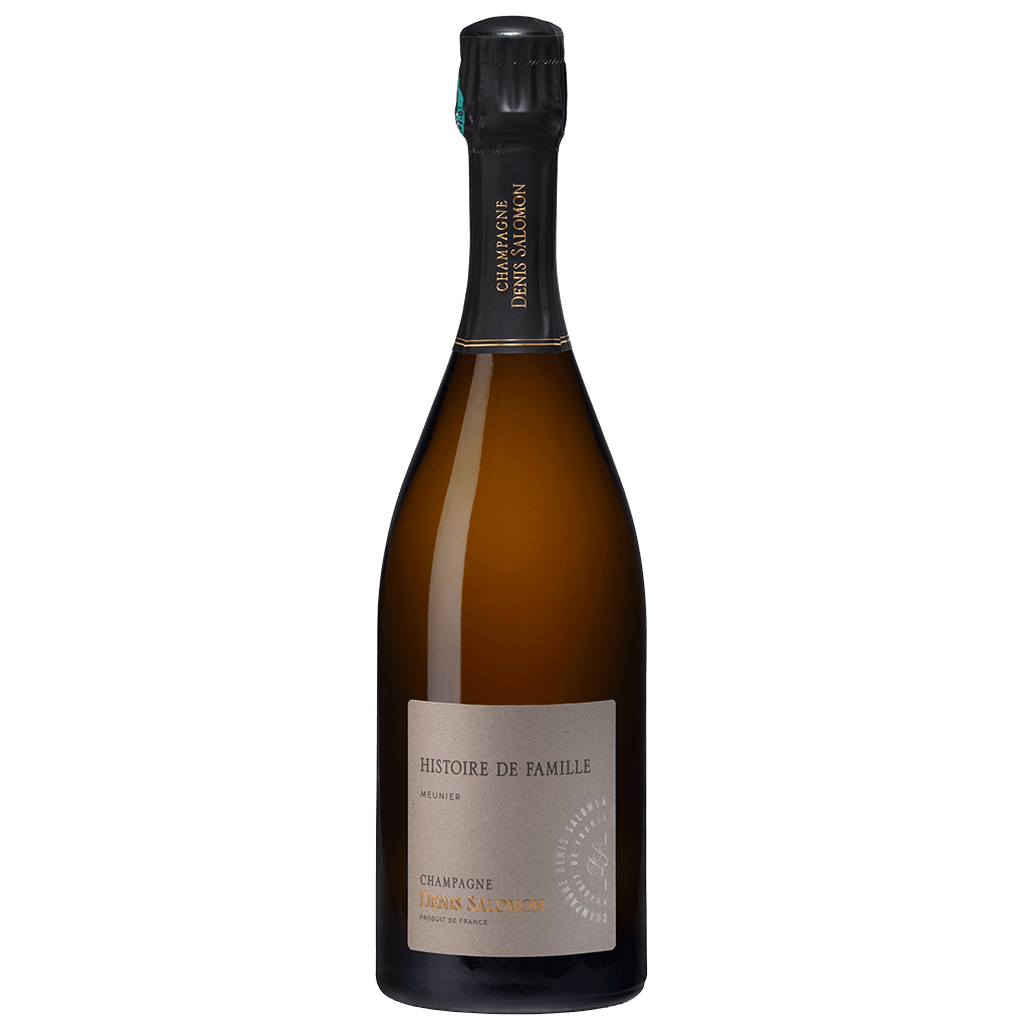 CHAMPAGNE DENIS SALOMON CHAMPAGNE EXTRA BRUT MEUNIER HISTOIRE DE FAMILLE - SipNYC