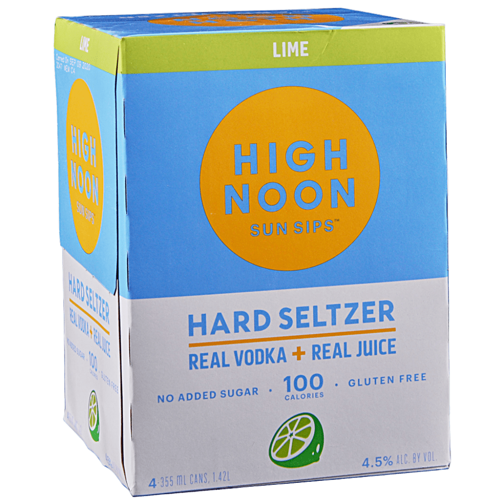 HIGH NOON LIME VODKA SELTZER 4PK - SipNYC