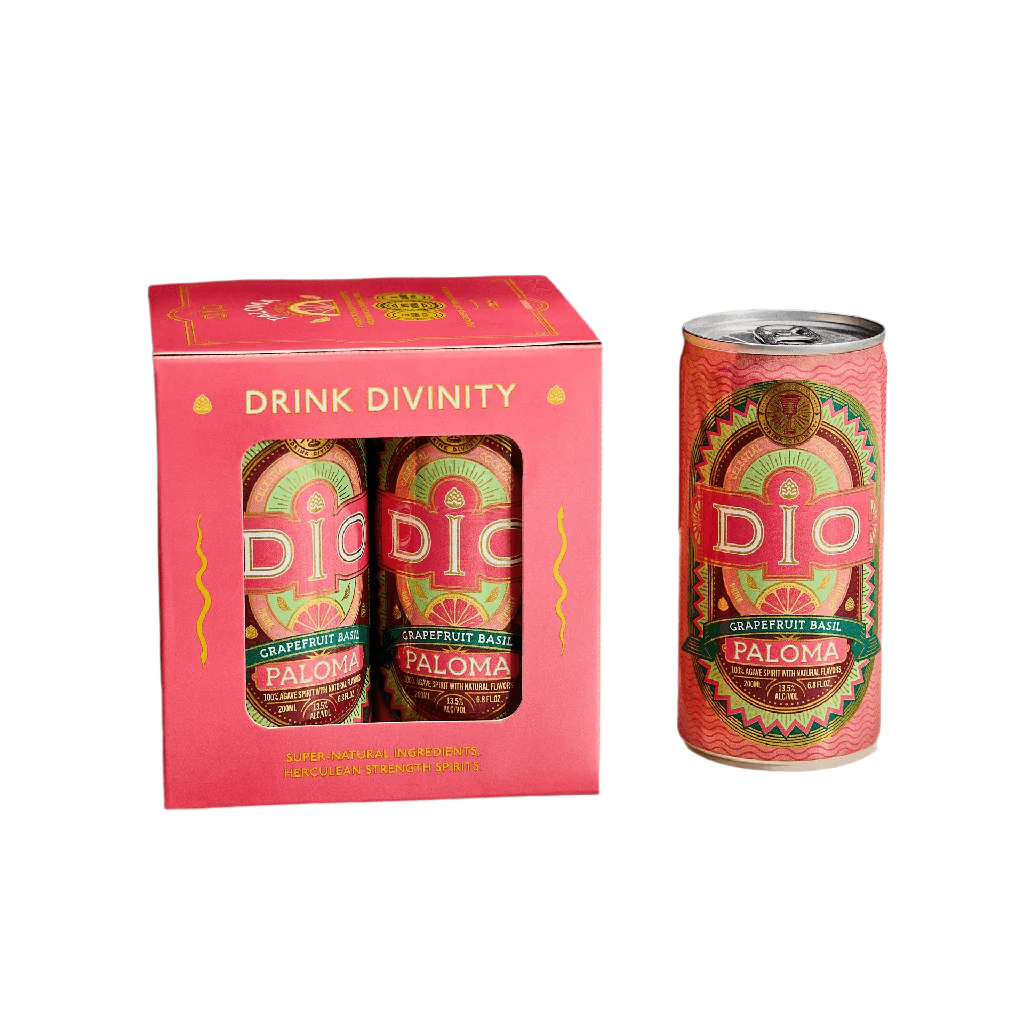 DIO GRAPEFRUIT BASIL PALOMA COCKTAIL 4PK
