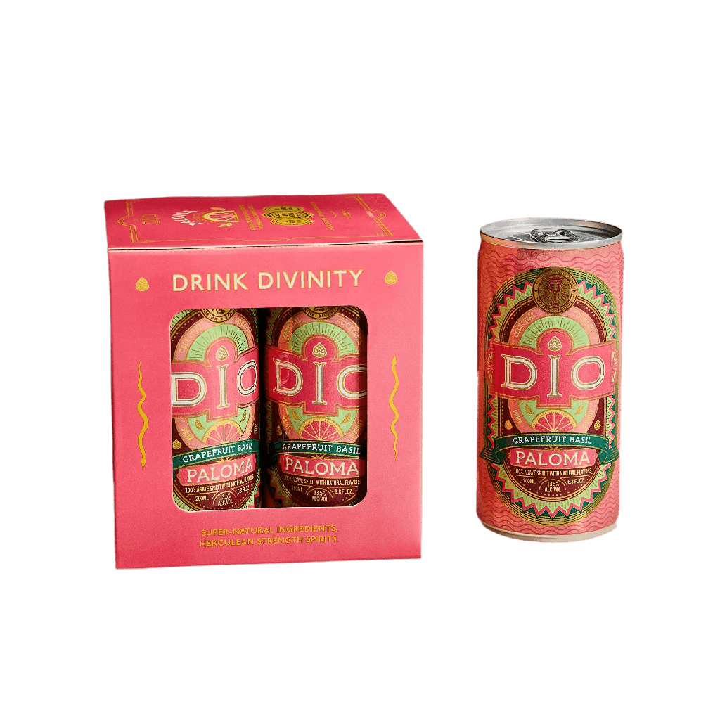 DIO GRAPEFRUIT BASIL PALOMA COCKTAIL 4PK - SipNYC