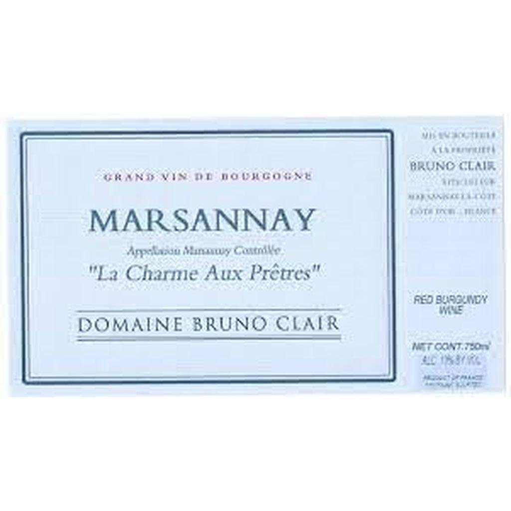 BRUNO CLAIR MARSANNAY LE CHARME AUX PRETRES 2022 - SipNYC