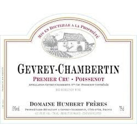 DOM HUMBERT FRERES GEVRY CHAMBERTIN 1ER CRU POISSENOT 2021