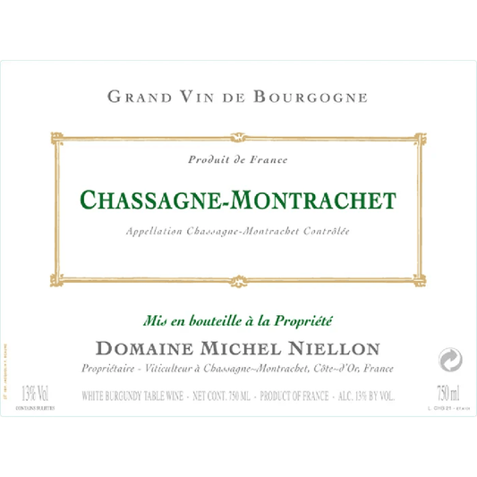 DOMAINE MICHEL NIELLON CHASSAGNE-MONTRACHET BLANC 2022