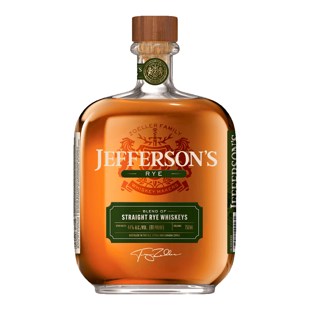 JEFFERSON'S STRAIGHT RYE 88 PROOF - SipNYC