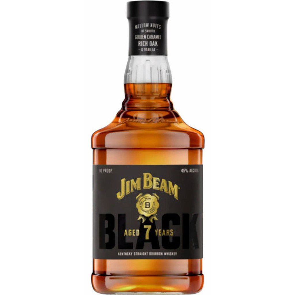 JIM BEAM 7 YEARS OLD BLACK KENTUCKY STRAIGHT BOURBON WHISKEY - SipNYC