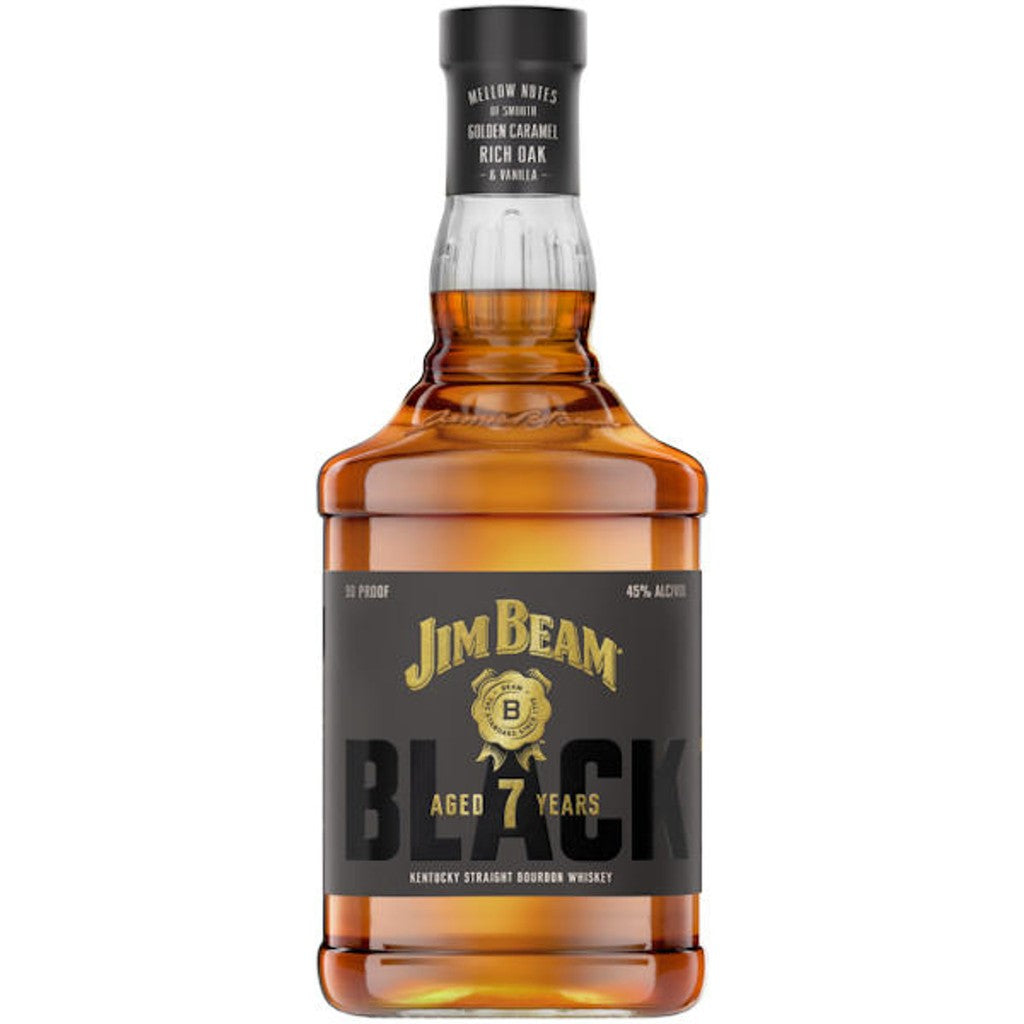JIM BEAM 7 YEAR OLD BLACK KENTUCKY STRAIGHT BOURBON WHISKEY