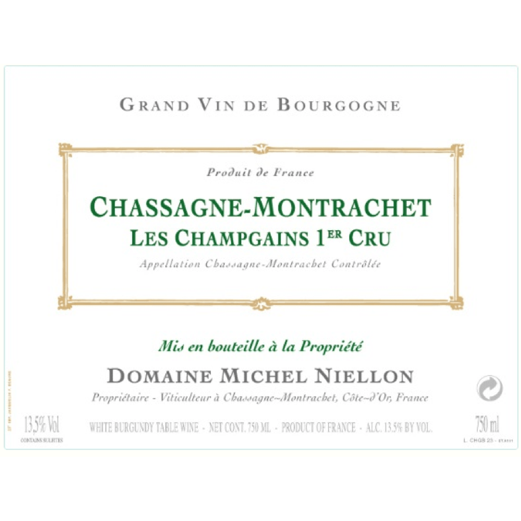 DOMAINE MICHEL NIELLON CHASSAGNE MONTRACHET 1ER CRU 'LES CHAMPGAINS' 2022 - SipNYC