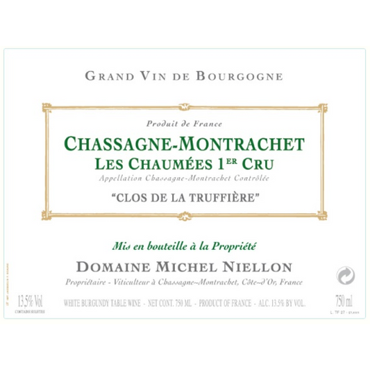 DOMAINE MICHEL NIELLON CHASSAGNE MONTRACHET 1ER CRU 'LES CHAUMEES' 2022