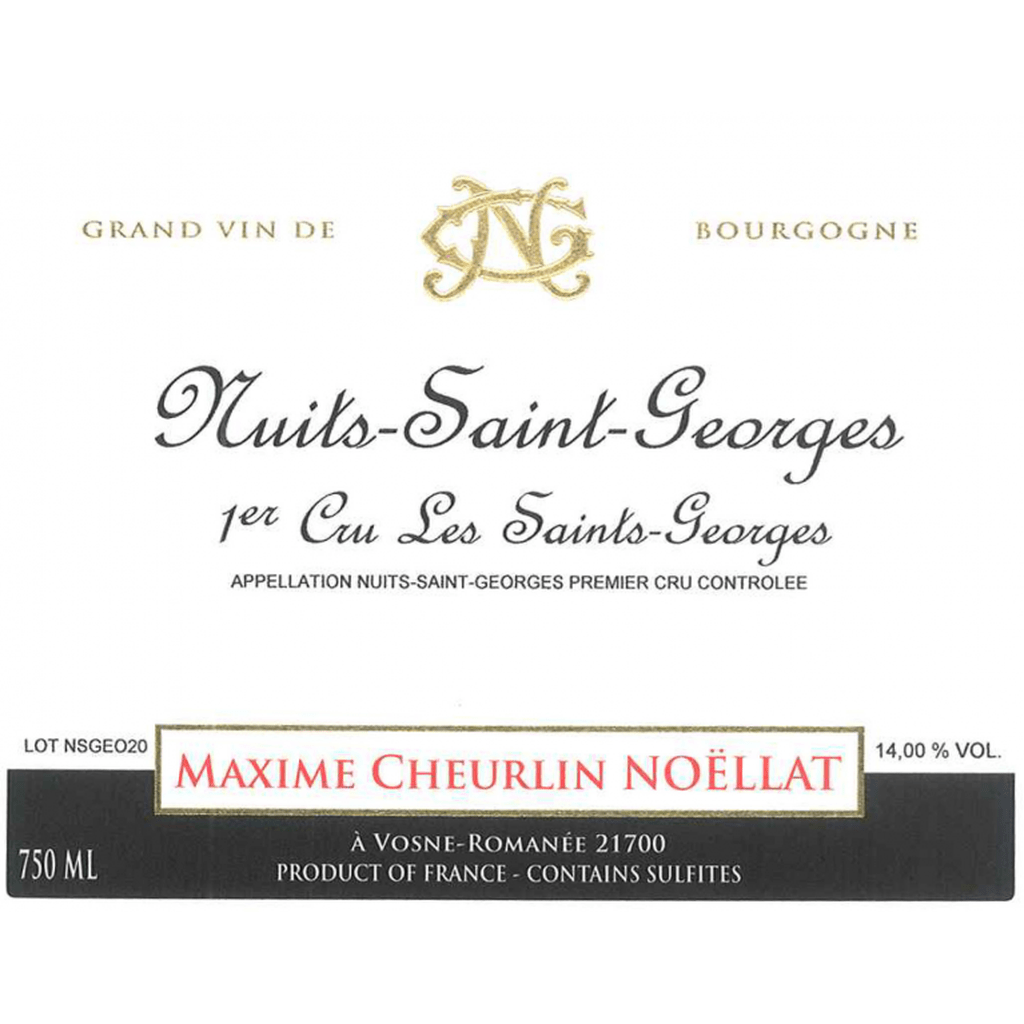DOMAINE GEORGES NOELLAT NUITS - SAINT - GEORGEs 1ER CRU 'LES ST GEORGES' 2022 - SipNYC