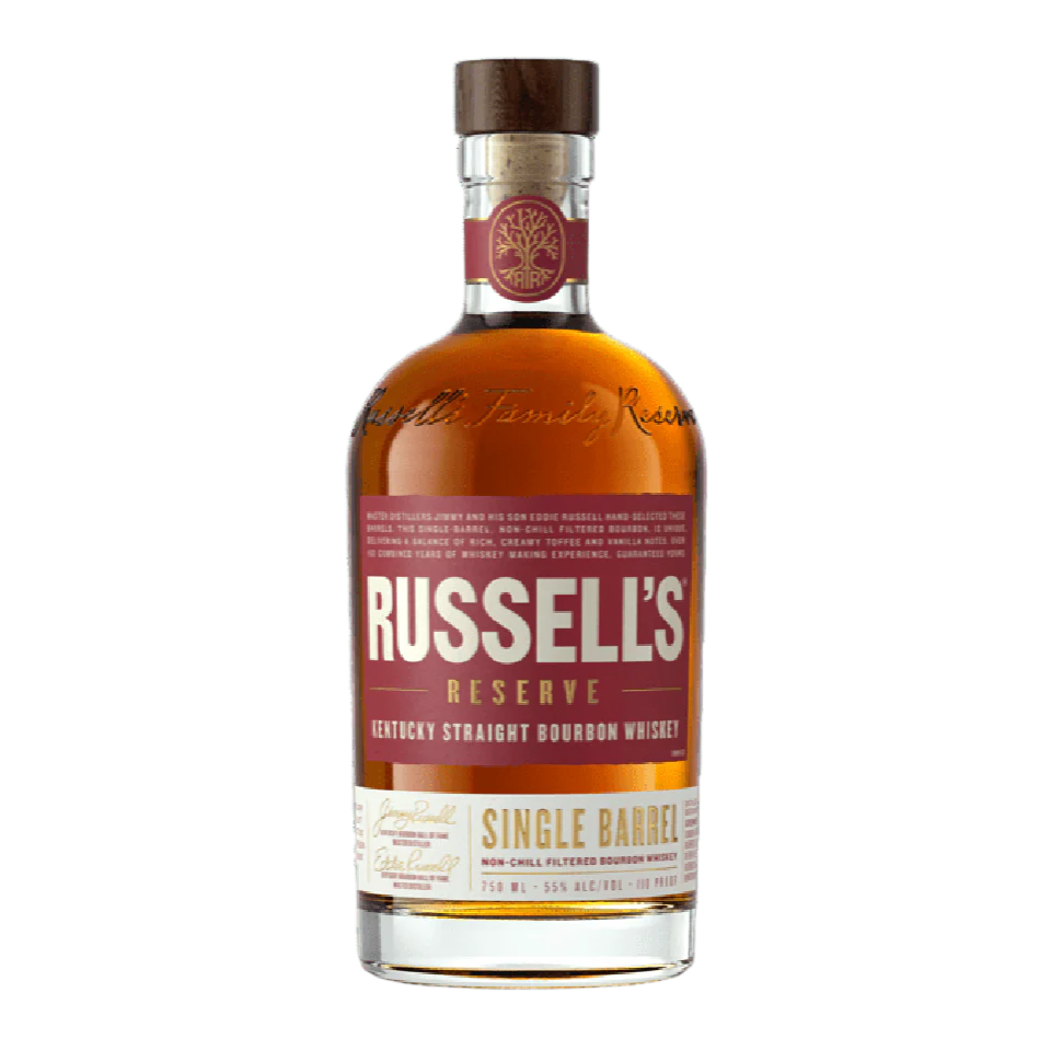 RUSSELL'S RESERVE SINGLE BARREL BOURBON 110 PROOF