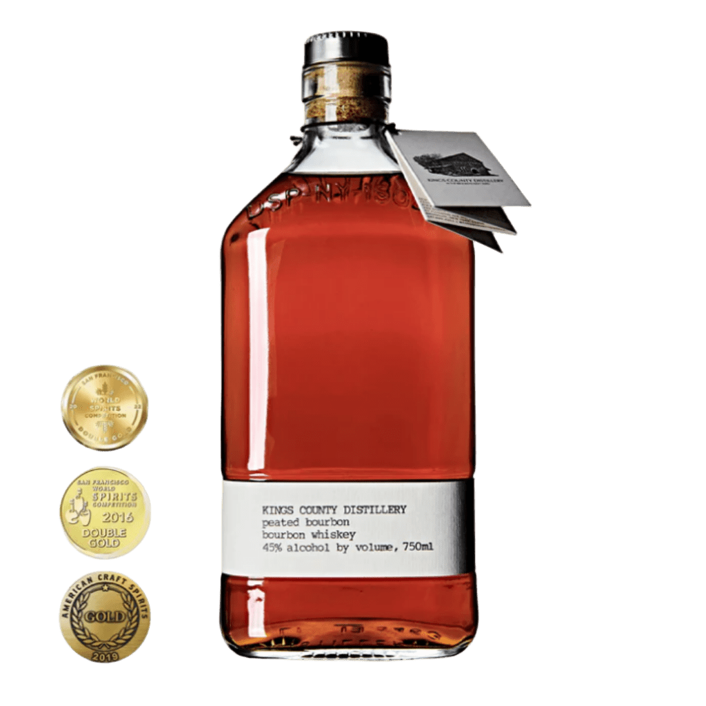 KINGS COUNTY PEATED BOURBON WHISKEY - SipNYC