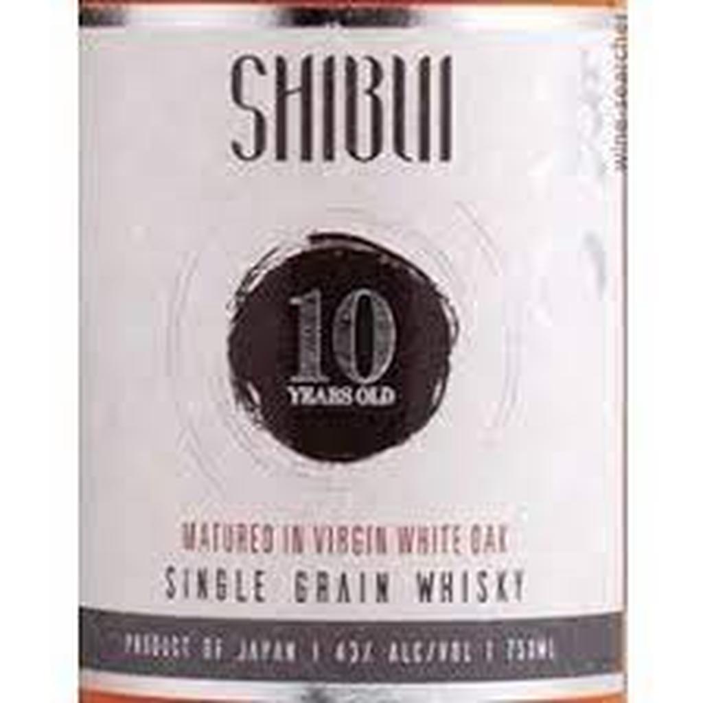 SHIBUI WHISKY 10YR VIRGIN WHITE OAK CASK - SipNYC