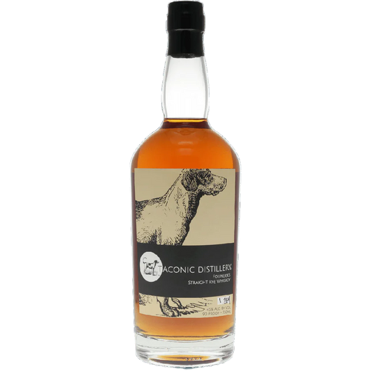 TACONIC DISTILLERY FOUNDER'S RYE WHISKEY