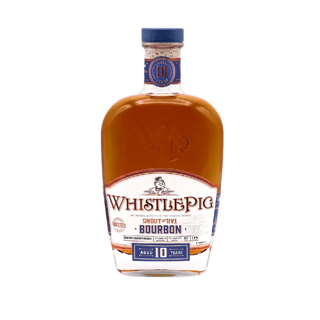 WHISTLEPIG 10 YEARS OLD SNOUT TO TAIL TOASTED BARREL AGED STRAIGHT BOURBON WHISKEY - SipNYC