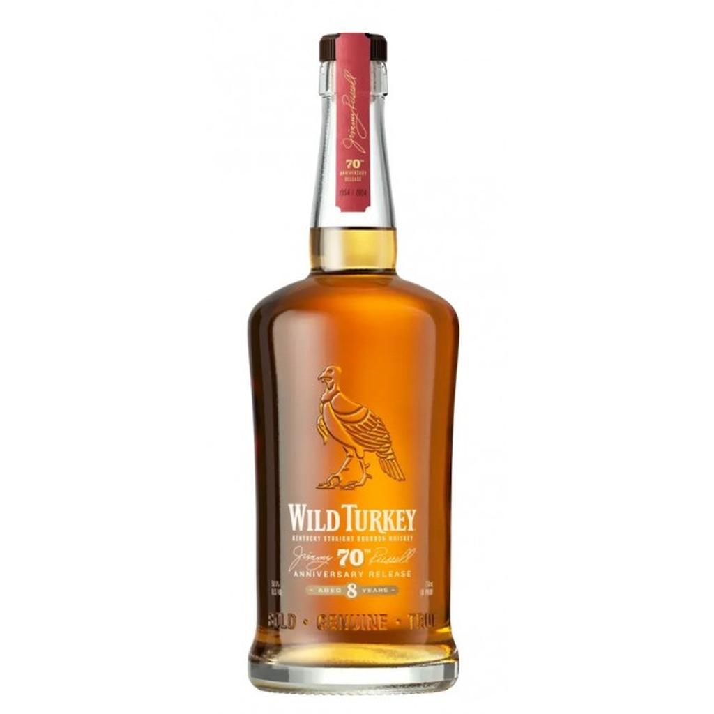 WILD TURKEY BOURBON JIMMY RUSSELL 8YR 70TH ANNIV