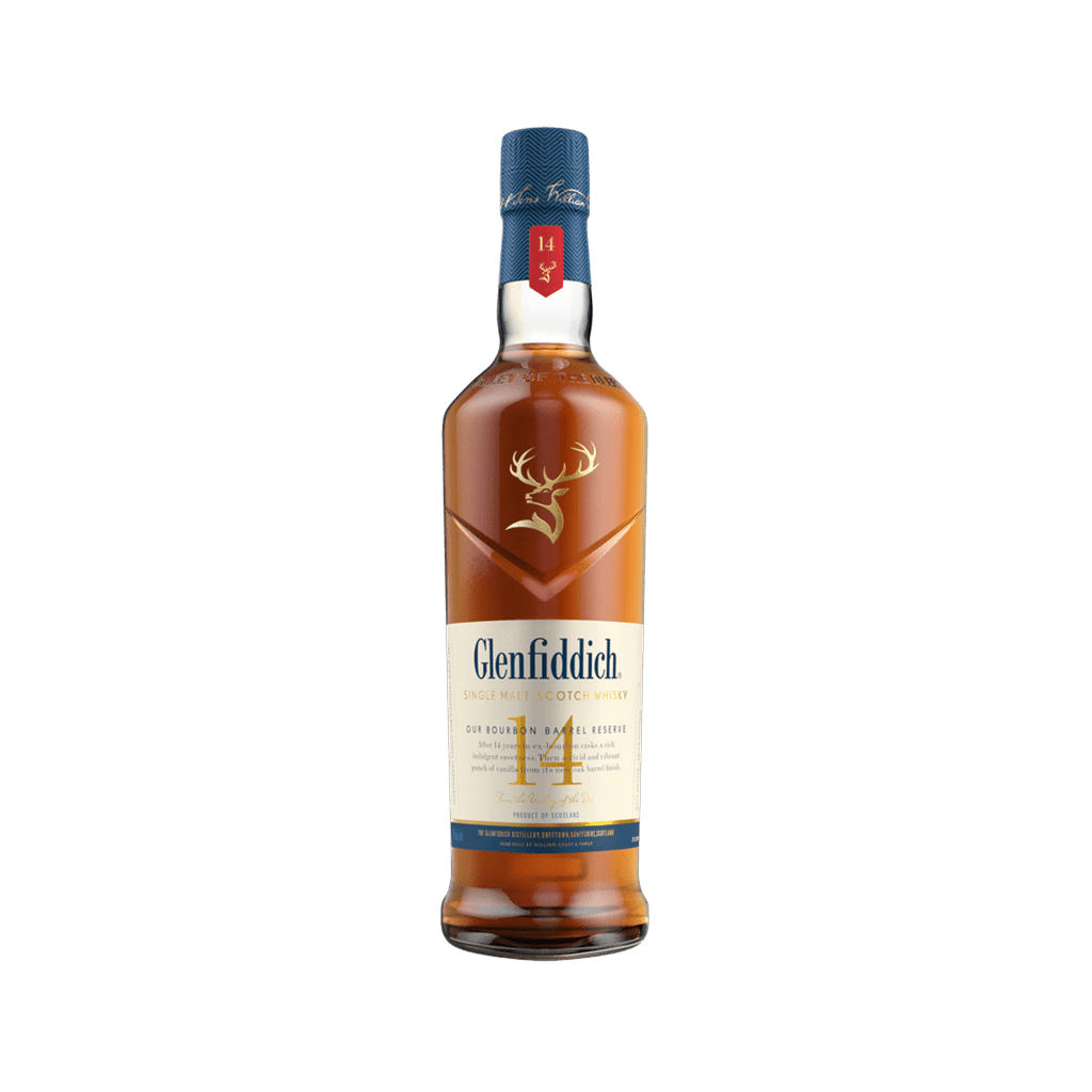 GLENFIDDICH 14 YEAR OLD BOURBON BARREL RESERVE SINGLE MALT SCOTCH WHISKY - SipNYC