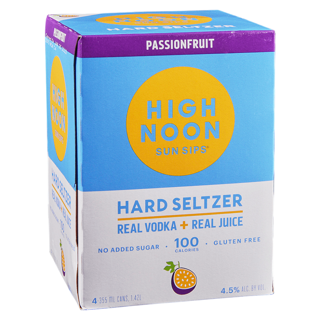 HIGH NOON PASSIONFRUIT VODKA SELTZER 4PK