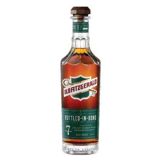 OLD FITZGERALD 7 YEARS OLD BOTTLED-IN-BOND WHEATED BOURBON WHISKEY 100 PROOF