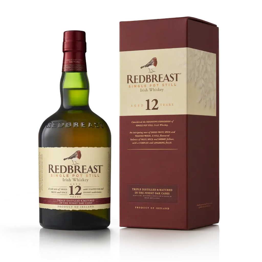 REDBREAST 12YR OLD IRISH WHISKEY