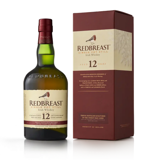 REDBREAST 12YR OLD IRISH WHISKEY