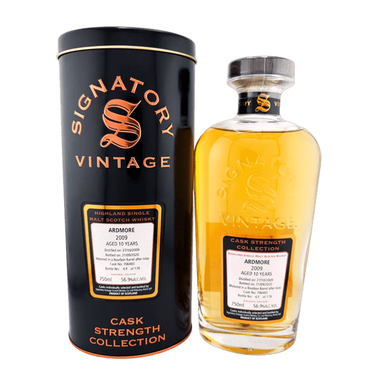 SIGNATORY VINTAGE ARDMORE 2009 10YR CASK STRENGTH BOURBON/ISLAY CASK - SipNYC