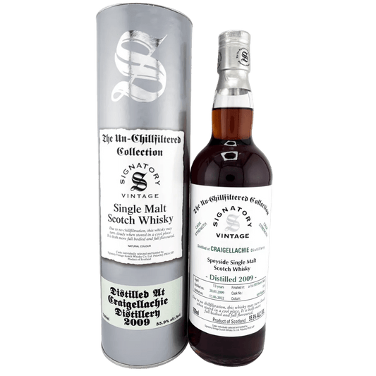 SIGNATORY VINTAGE CRAIGELLACHIE 2009 13YR CASK STRENGTH SHERRY BUTT - SipNYC