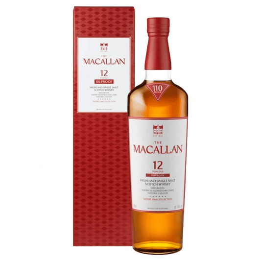 THE MACALLAN SHERRY OAK 12 YEAR OLD 110 PROOF - SipNYC