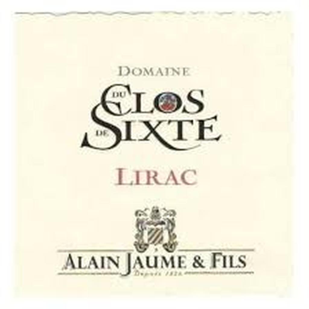 ALAIN JAUME CLOS SIXTE LIRAC ROUGE 2019