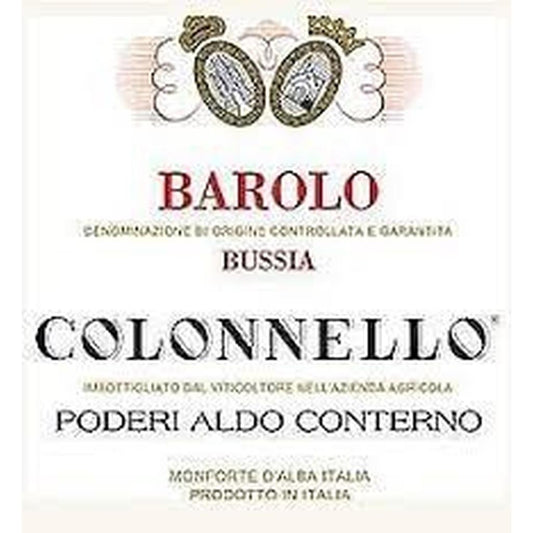 ALDO CONTERNO BAROLO COLONNELLO 2018