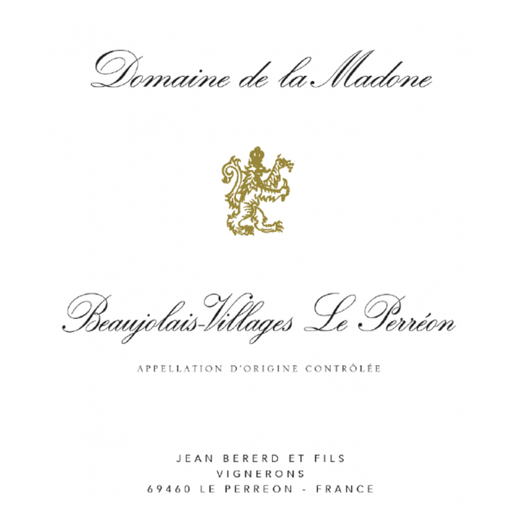 DOMAINE DE LA MADONE BEAUJOLAIS VILLAGES 'PERREON' 2023 - SipNYC