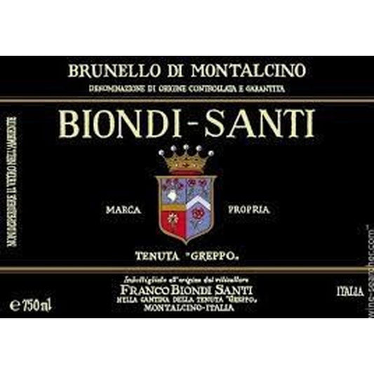 BIONDI SANTI BRUNELLO DI MONTALCINO 2017