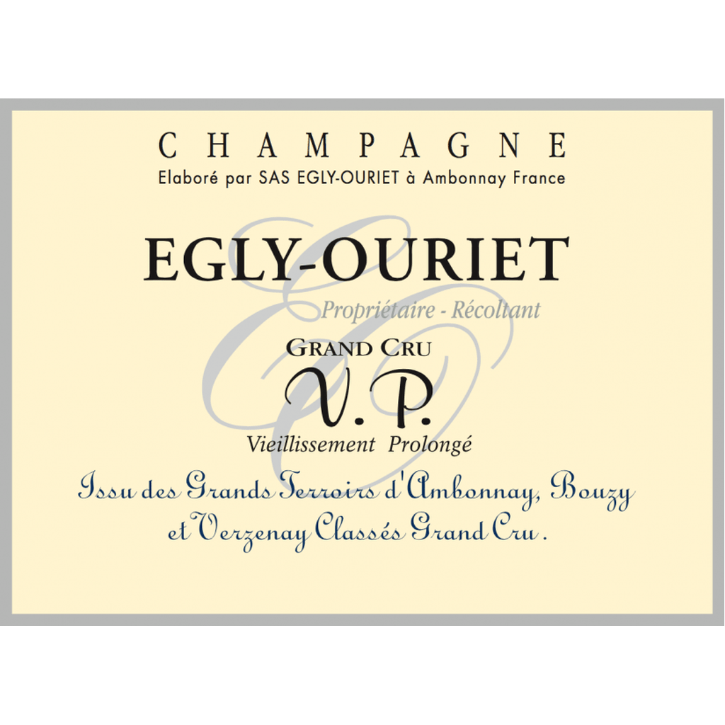 EGLY - OURIET CHAMPAGNE EXTRA BRUT 'VP' GRAND CRU NV - SipNYC