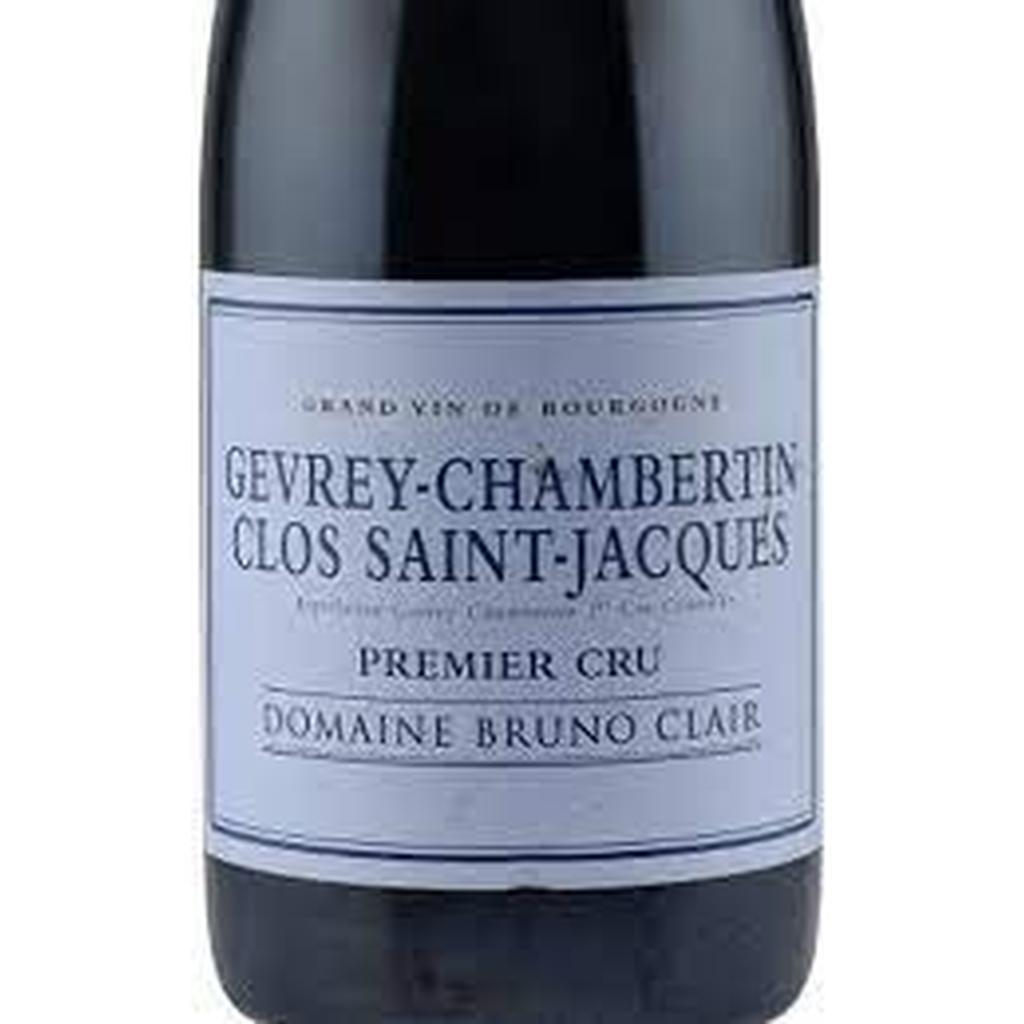 BRUNO CLAIR GEVREY CHAMBERTIN 1ER CRU CLOS ST JACQUES 2020