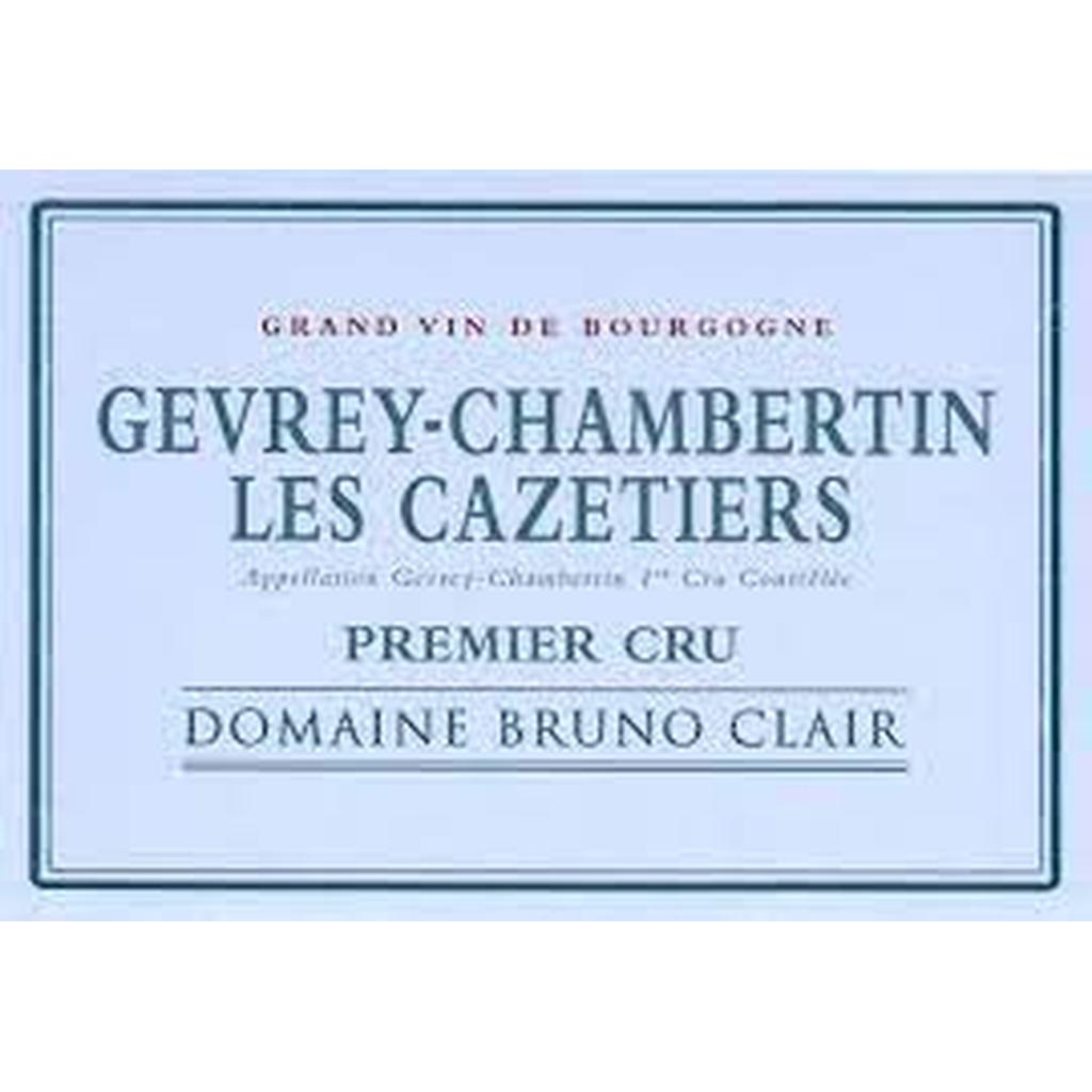 BRUNO CLAIR GEVREY CHAMBERTIN 1ER CRU LES CAZETIERS 2020