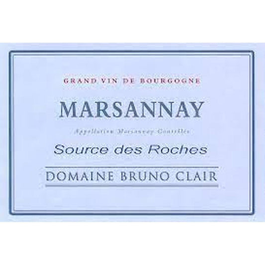 BRUNO CLAIR MARSANNAY BLANC SOURCE DES ROCHES 2022