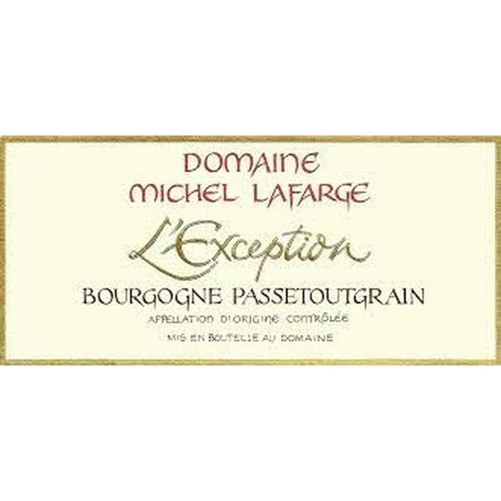 DOM MICHEL LAFARGE BOURGOGNE PASSETOUTGRAIN L'EXCEPTION 2020