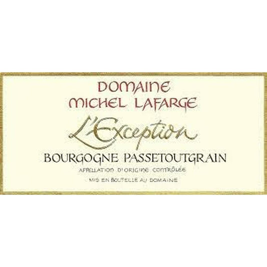 DOM MICHEL LAFARGE BOURGOGNE PASSETOUTGRAIN L'EXCEPTION 2020