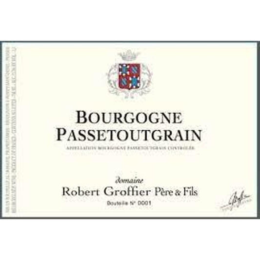 DOM ROBERT GROFFIER BOURGOGNE PASSETOUTGRAIN 2019