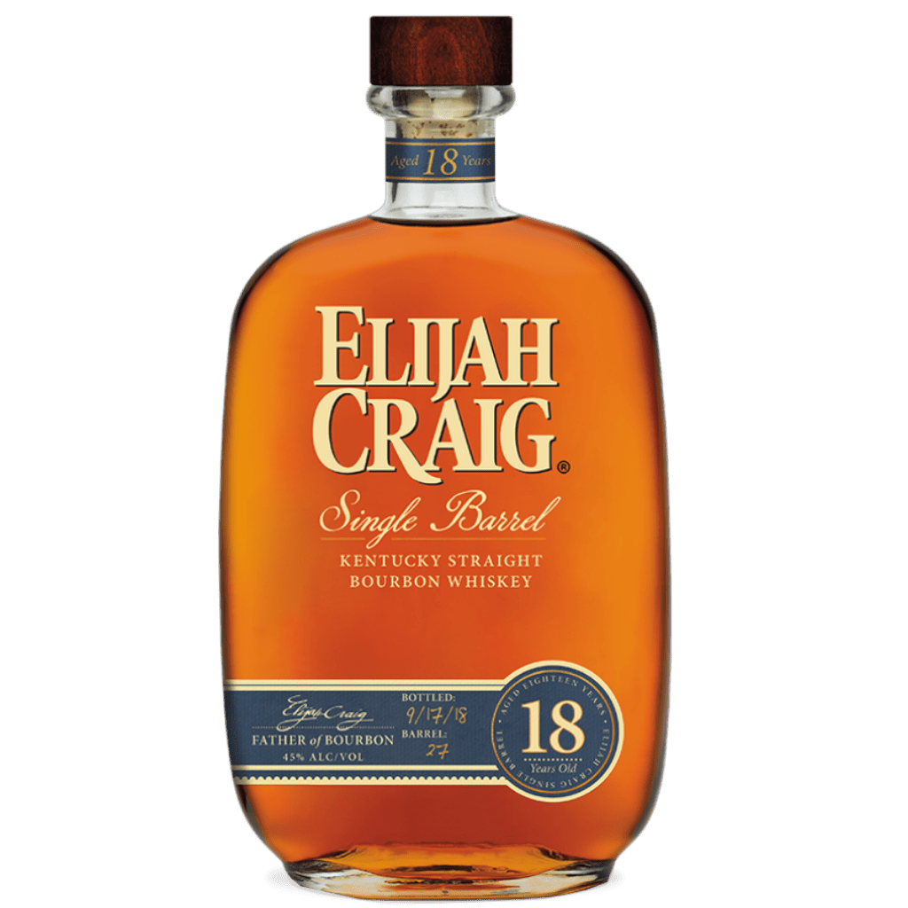 ELIJAH CRAIG BOURBON 18YR OLD SINGLE BARREL - SipNYC