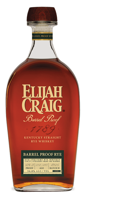 ELIJAH CRAIG BATCH NO. A126 BARREL PROOF KENTUCKY STRAIGHT RYE WHISKEY - SipNYC