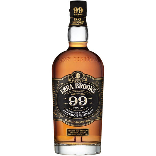 EZRA BROOKS KENTUCKY STRAIGHT BOURBON WHISKEY 99 PROOF