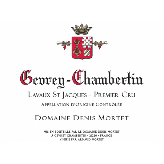 DOMAINE DENIS MORTET GEVREY CHAMBERTIN 1ER CRU 'LAVAUX ST JACQUES' 2023 - SipNYC