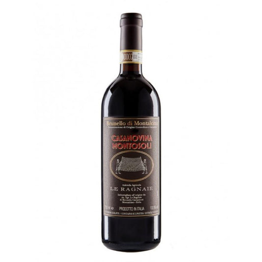 LE RAGNAIE BRUNELLO DI MONTALCINO CASANOVINA  MONTOSOLI 2018