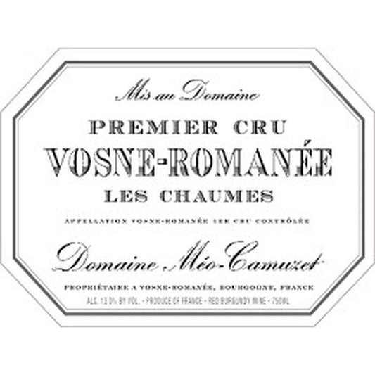 MEO CAMUZET VOSNE ROMANEE 1ER CRU LES CHAUMES 2020