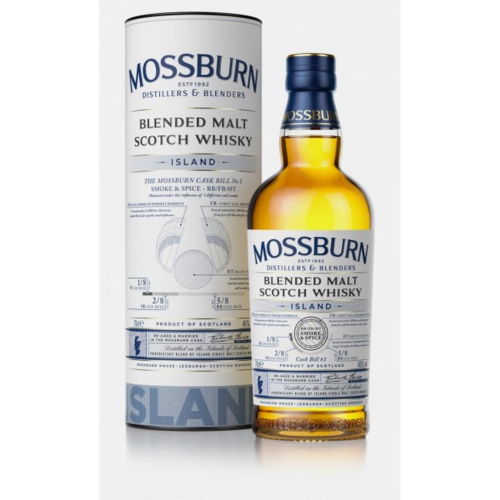 MOSSBURN BLENDED ISLAND WHISKEY