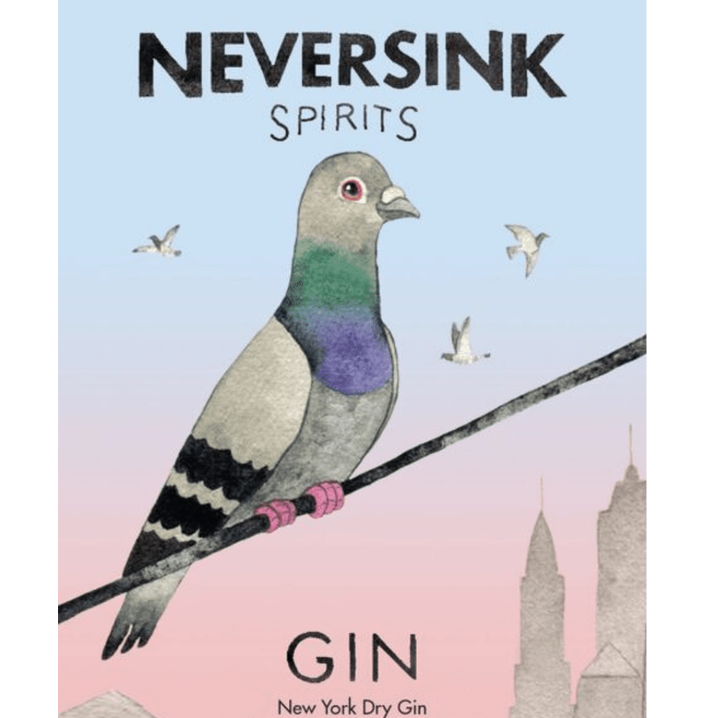 NEVERSINK SPIRITS NEW YORK DRY GIN [PIGEON LABEL] - SipNYC