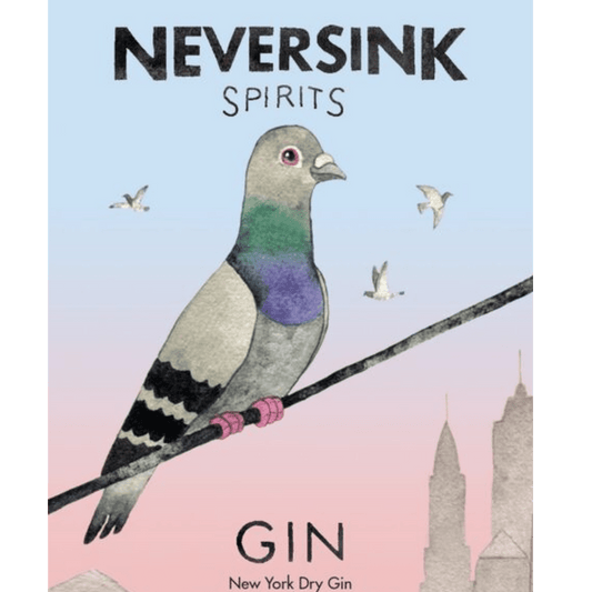 NEVERSINK SPIRITS NEW YORK DRY GIN [PIGEON LABEL] - SipNYC
