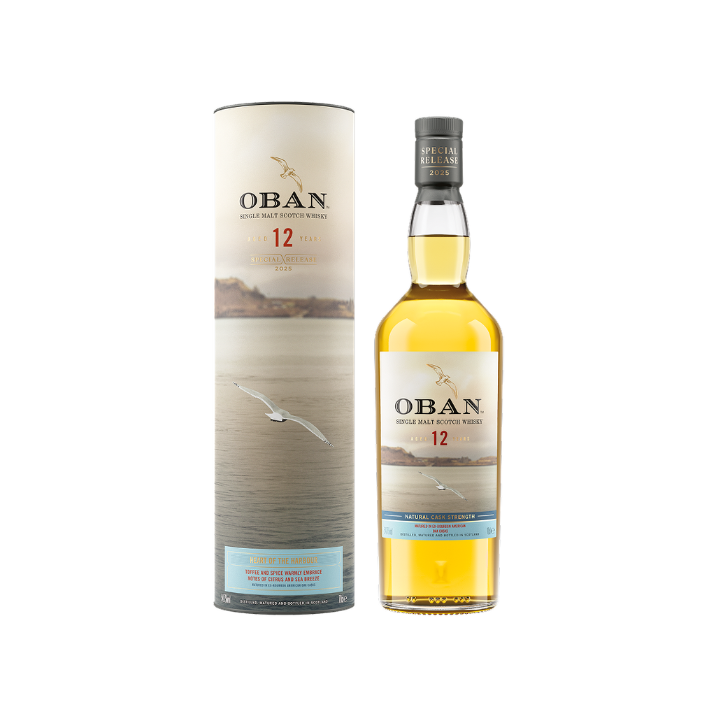 OBAN 12 YEARS OLD SINGLE MALT SCOTCH WHISKY SPECIAL RELEASE 2025 HEART OF THE HARBOUR