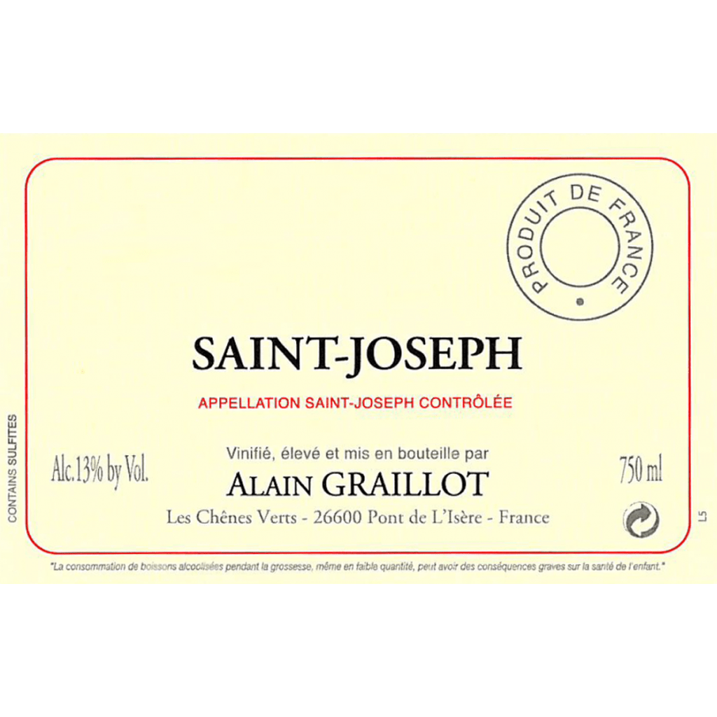 ALAIN GRAILLOT ST JOSEPH 2023 - SipNYC