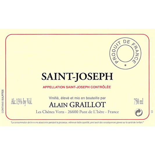 ALAIN GRAILLOT ST JOSEPH 2023 - SipNYC